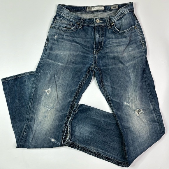 BKE Tyler Straight Denim Jeans Size 31L - Picture 1 of 13